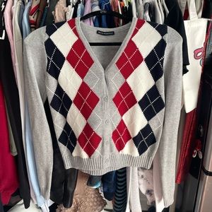 Brandy Melville argyle‎ sweater